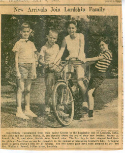 Greek Sisters and Bike